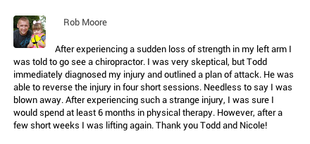 Chiropractic Burke VA Rob Testimonial